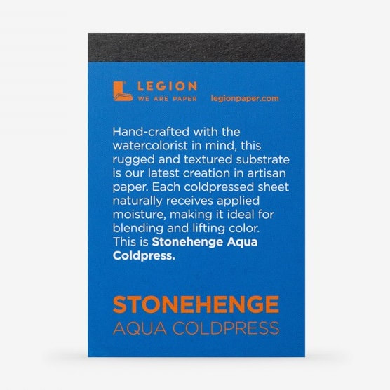 Legion Stonehenge Aqua coldpress white mini block