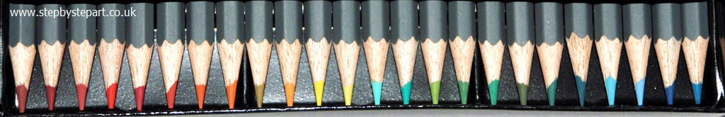 WH Smith colouring pencils 48 colour set Reds, Oranges, Yellows, Greens and Blue's