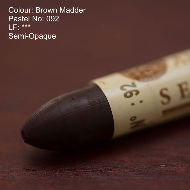 Sennelier oil pastel 092 - Brown Madder