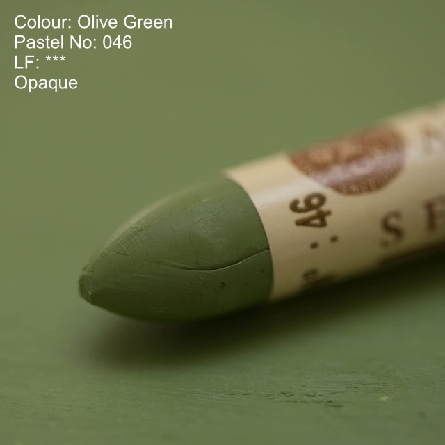 Sennelier oil pastel 046 - Olive Green