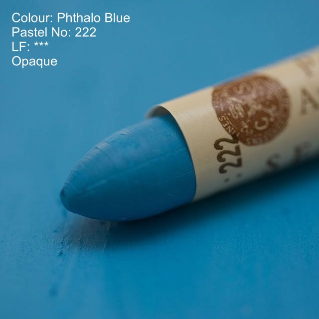 Sennelier oil pastel 222 - Phthalo Blue