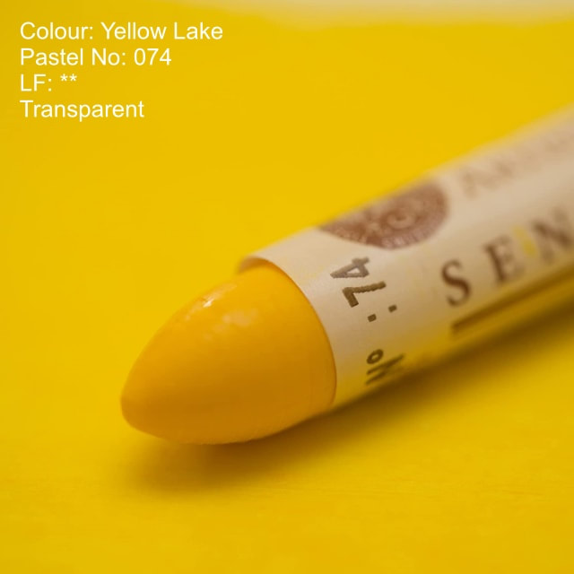 Sennelier oil pastel 074 - Yellow Lake