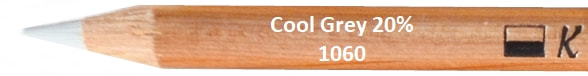Karismacolor Cool Grey 20% 1060 Coloured pencil