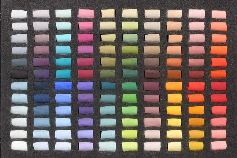 Unison pastels half sticks  120 pieces