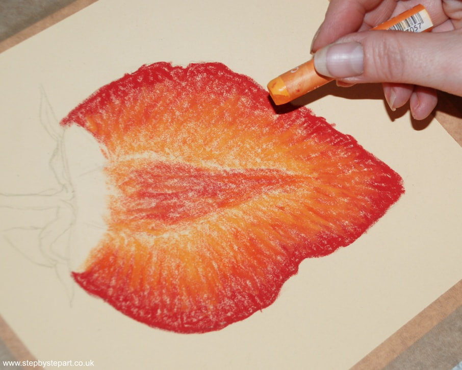 Strawberry Oil Pastels Tutorial | Learn How To Draw A Juicy Strawberry In Oil  Pastels | For Beginners - Step By Step Art