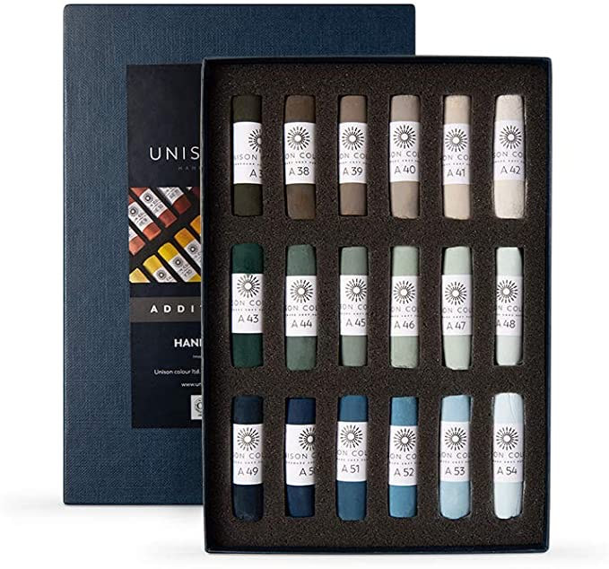 Unison pastels  'Additional colours' set 18 pieces