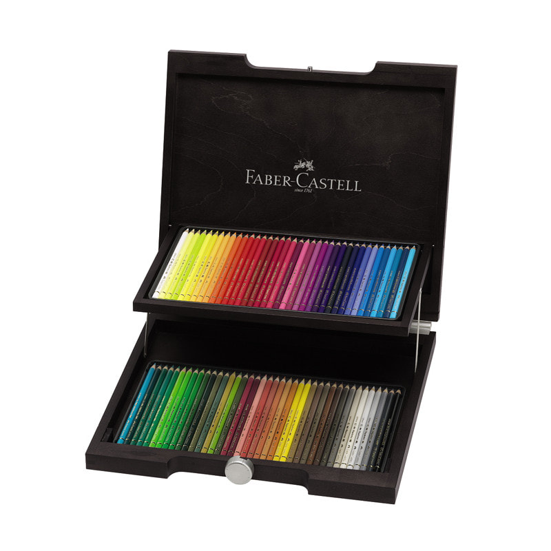 Faber Castell Polychromos wooden box of 72