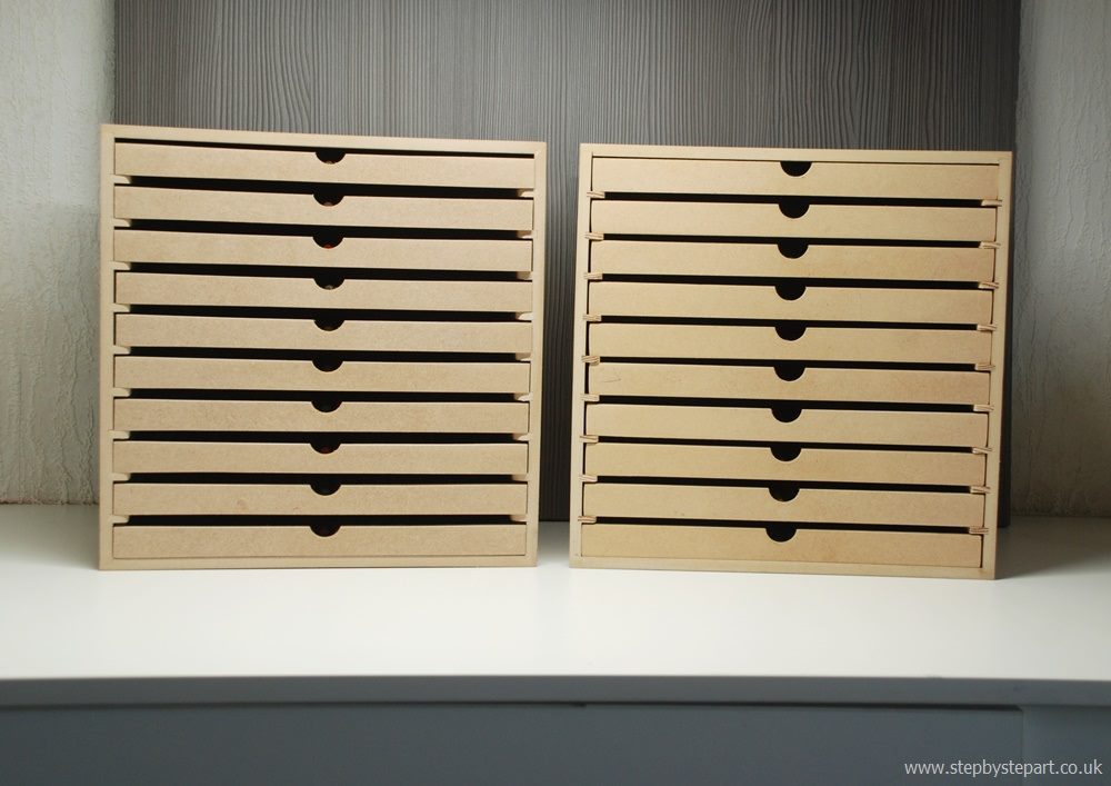 Pencil storage chests  by Creations by Rod - Old design v's new design