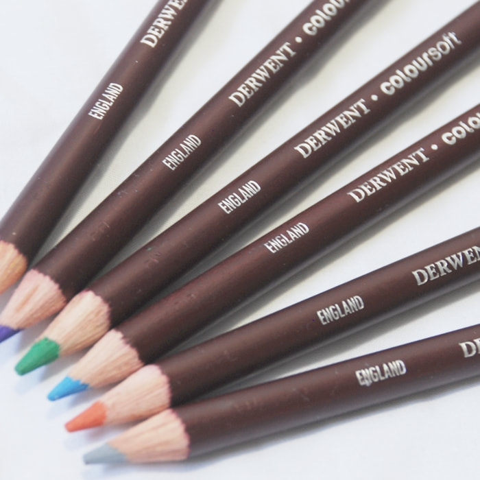 Derwent Coloursoft coloured pencils