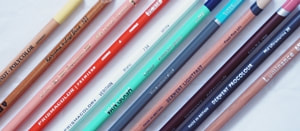 Various coloured pencils
