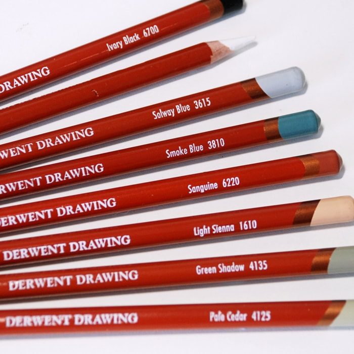 Derwent Drawing coloured pencils