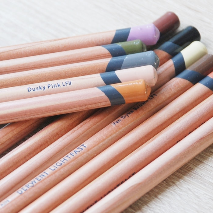 Derwent Lightfast coloured pencils