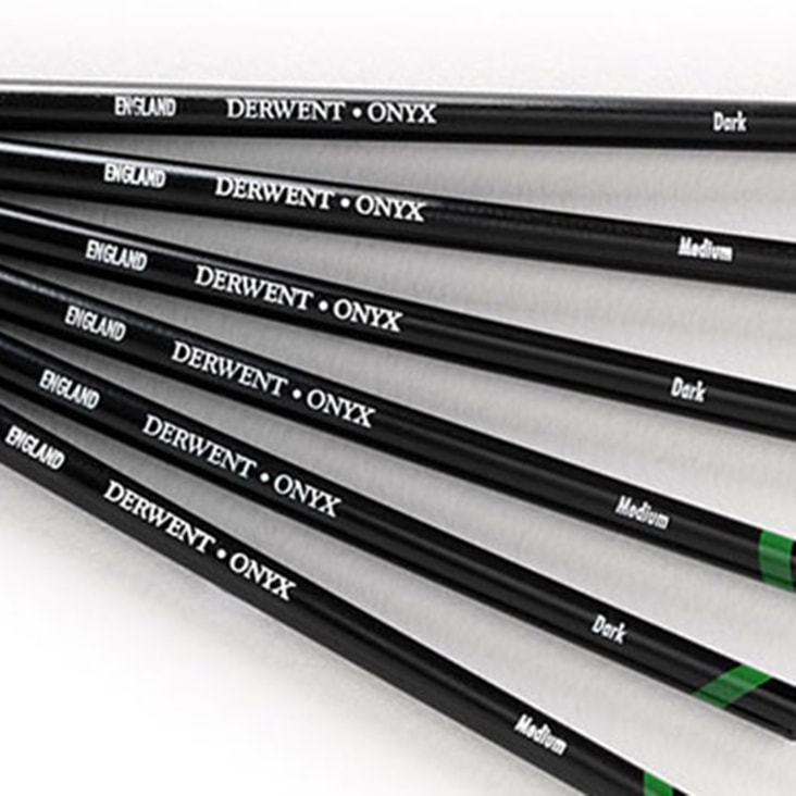 Derwent Onyx graphite pencils