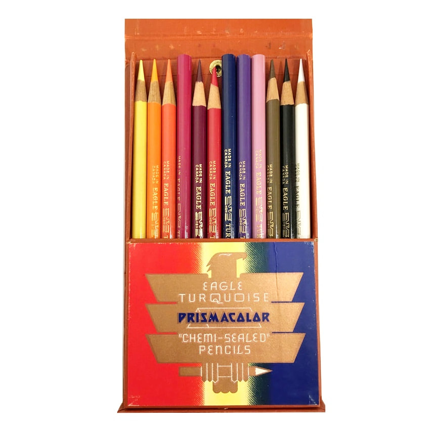 Eagle Prismacolor packaging - 12 colours