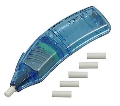 Jakar battery powered eraser in blue
