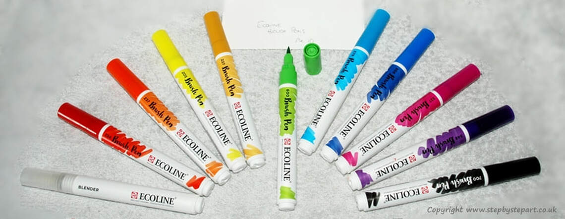 Ecoline Brush Pen Color Chart