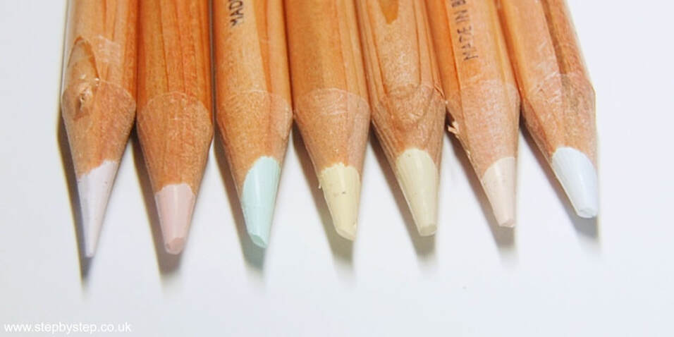 Derwent Lightfast pencils pastel colours