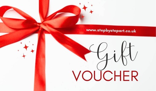 Red Bow gift voucher for Step by Step Art