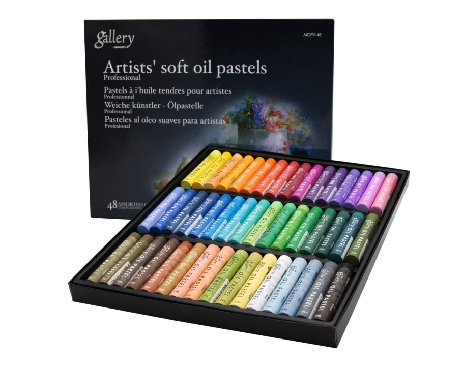 Gallery Artists soft oil pastels pack of 48