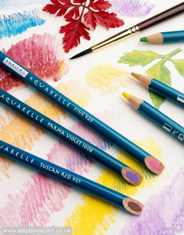 Karisma Aquarelle water-soluble pencils promotional advert