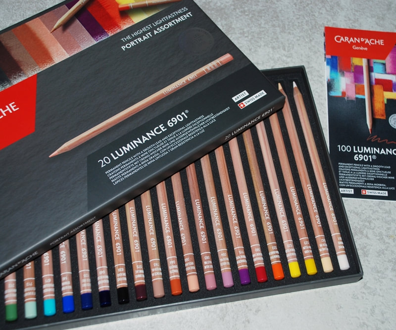 20 new colours from the Caran d'Ache Luminance coloured pencil range