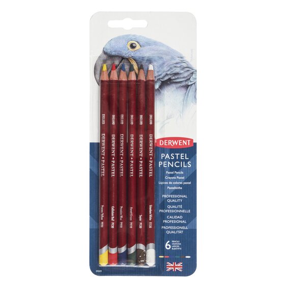 Derwent pastel pencils blister pack of 6