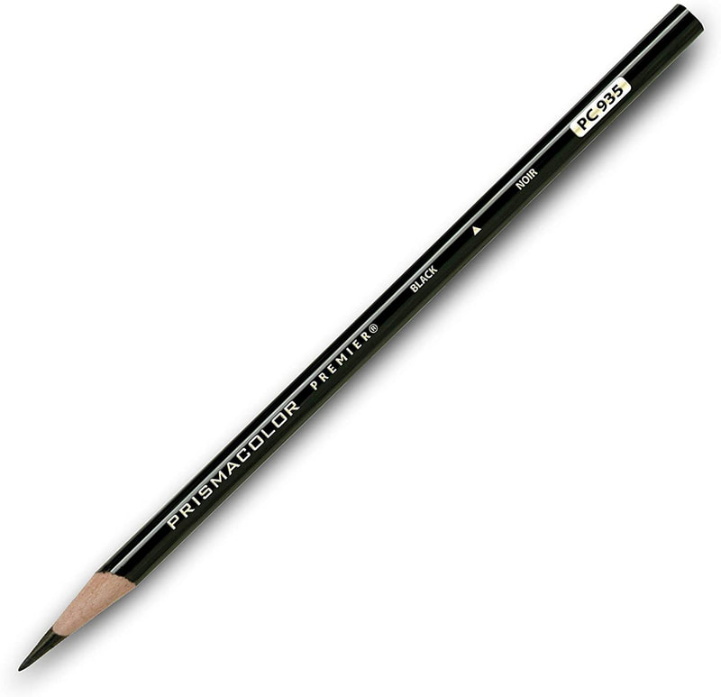 Individual black prismacolor premier pencil