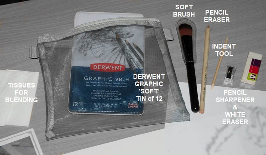 Derwent graphite pencils and graphite art kit
