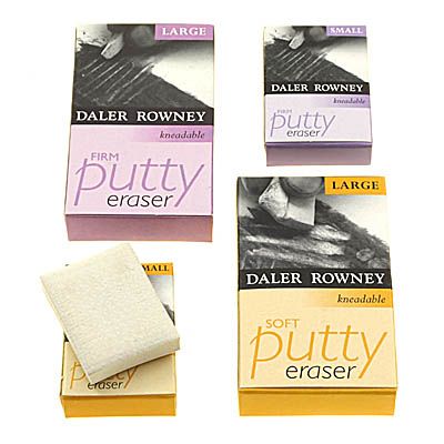 Daler-Rowney artist kneadable putty eraser soft rubber small size