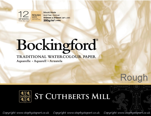 Bockingford rough watercolour paper pad