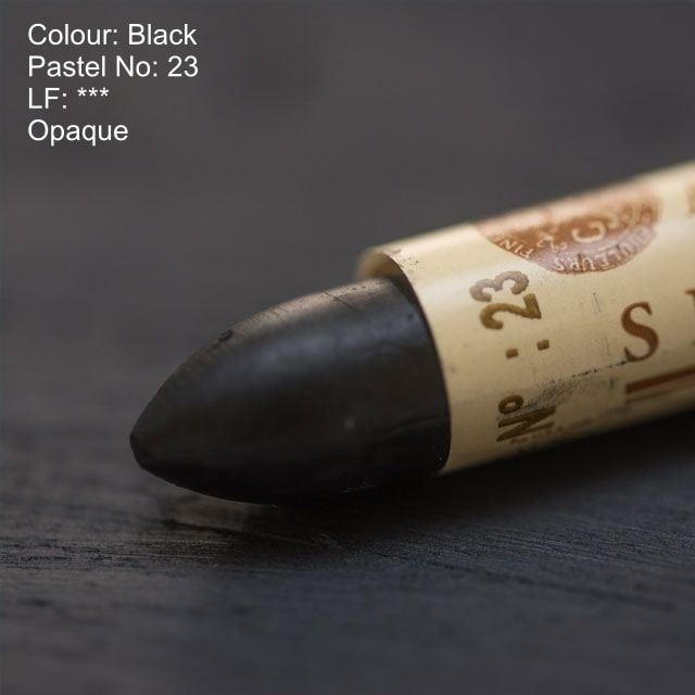 Sennelier oil pastel 023 - Black
