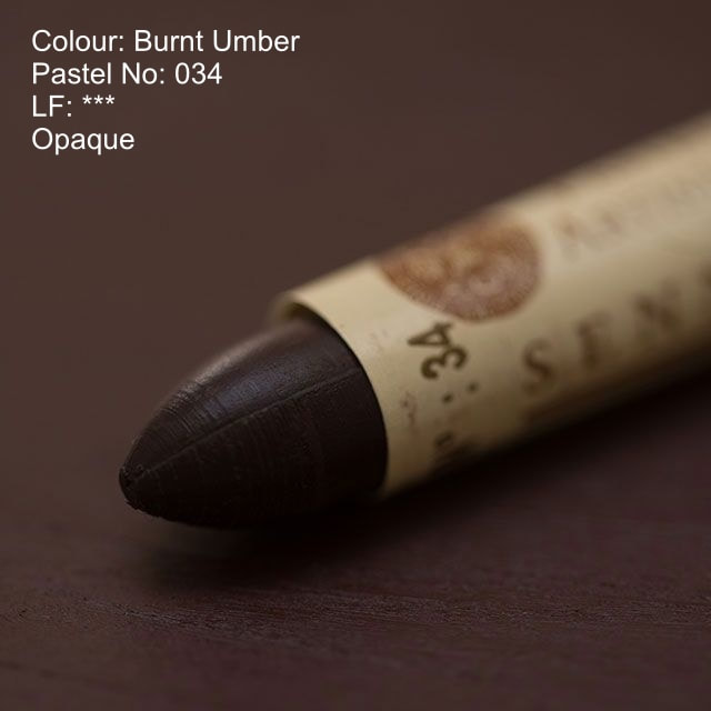 Sennelier oil pastel 034 - Burnt Umber