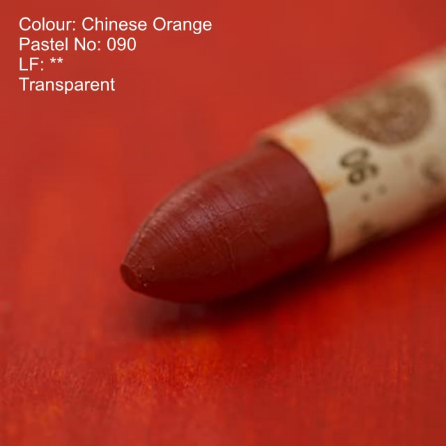 Sennelier oil pastel 090 - Chinese Orange