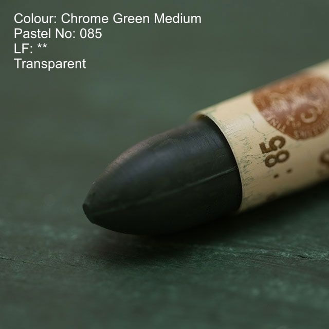 Sennelier oil pastel 085 - Chrome Green Medium
