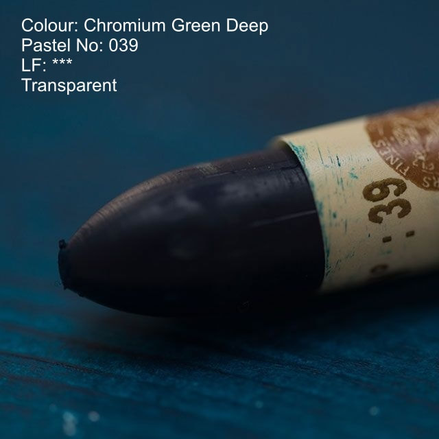 Sennelier oil pastel 039 - Chromium Green Deep