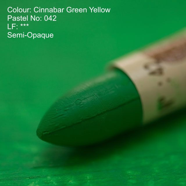 Sennelier oil pastel 042 - Cinnabar Green Yellow