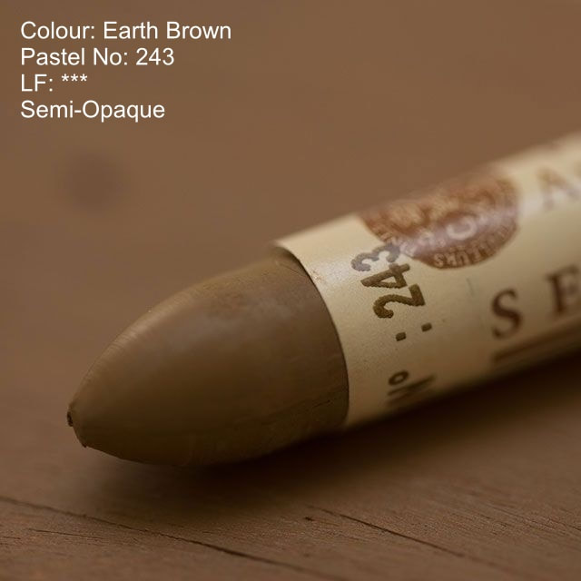 Sennelier oil pastel 243 - Earth Brown