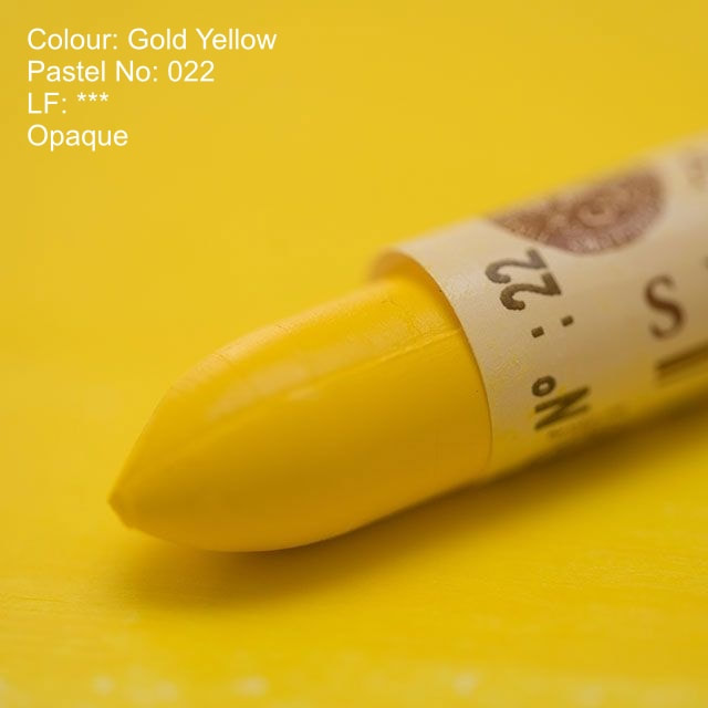 Sennelier oil pastel 022 - Gold Yellow