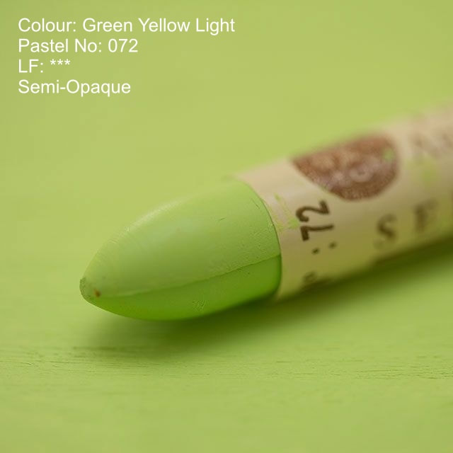 Sennelier oil pastel 072 - Green Yellow Light
