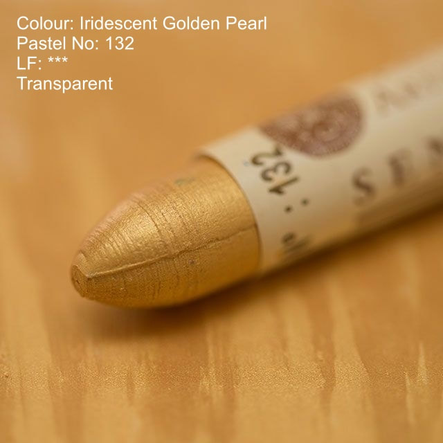 Sennelier oil pastel 132 - Iridescent Golden Pearl