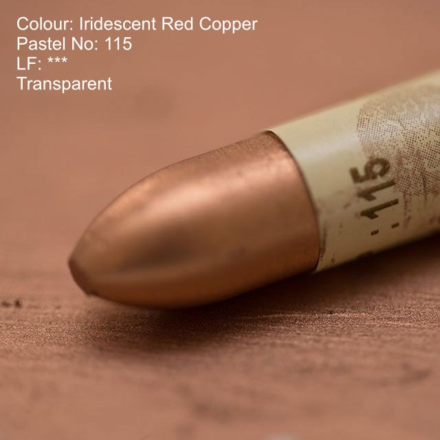 Sennelier oil pastel 115 - Iridescent Red Copper
