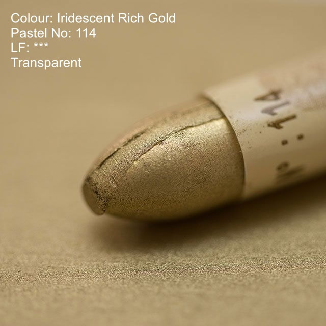 Sennelier oil pastel 114 - Iridescent Rich Gold