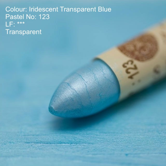 Sennelier oil pastel 123 - Transparent Blue