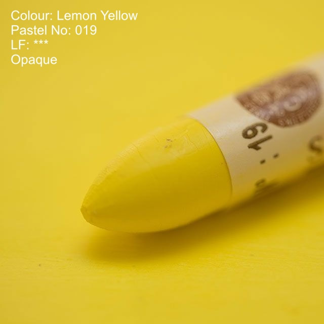 Sennelier oil pastel 019 - Lemon Yellow