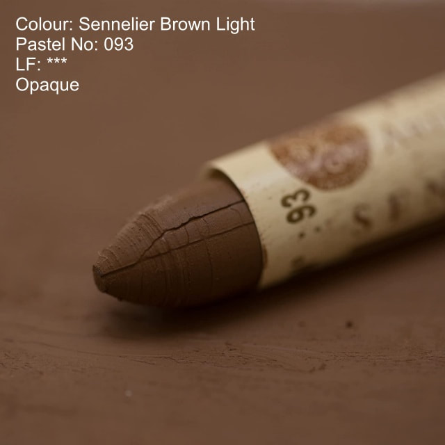 Sennelier oil pastel 093 - Sennelier Brown Light