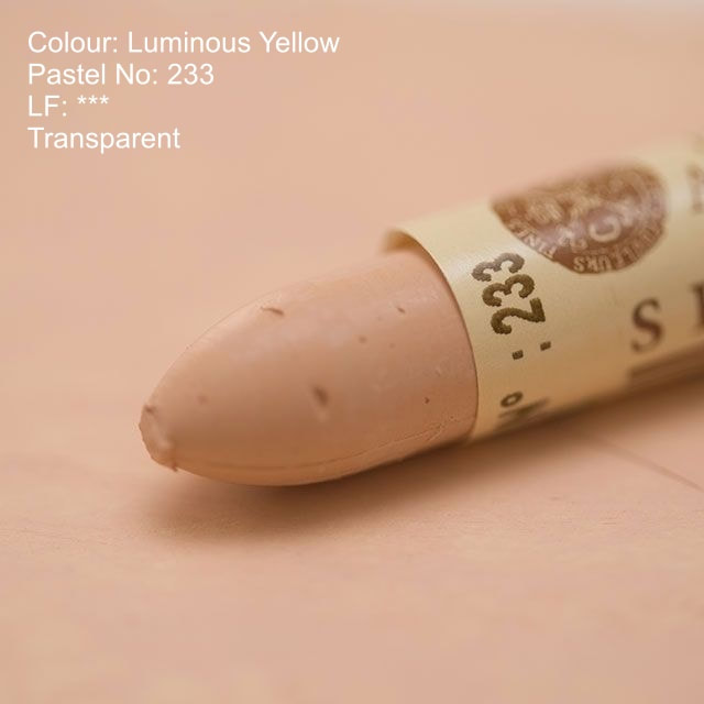 Sennelier oil pastel 233 - Luminous Yellow
