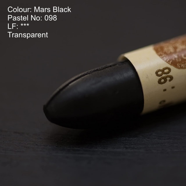 Sennelier oil pastel 098 - Mars Black