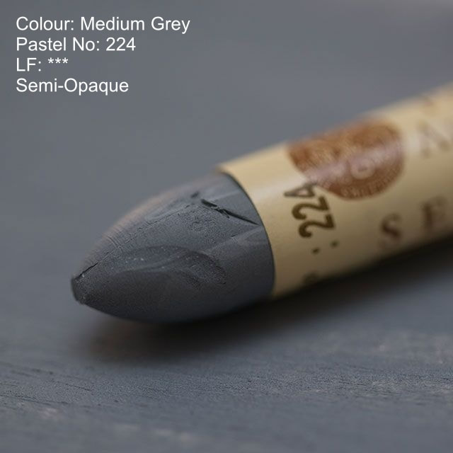 Sennelier oil pastel 224 - Medium Grey
