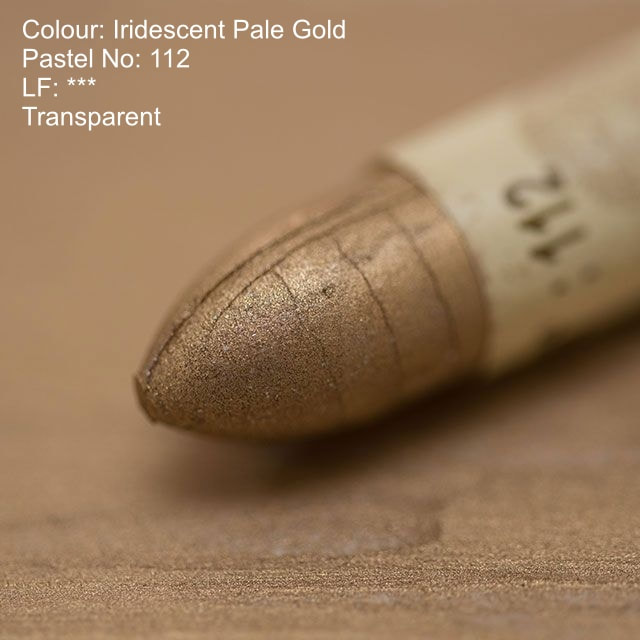 Sennelier oil pastel 112 - Iridescent Pale Gold