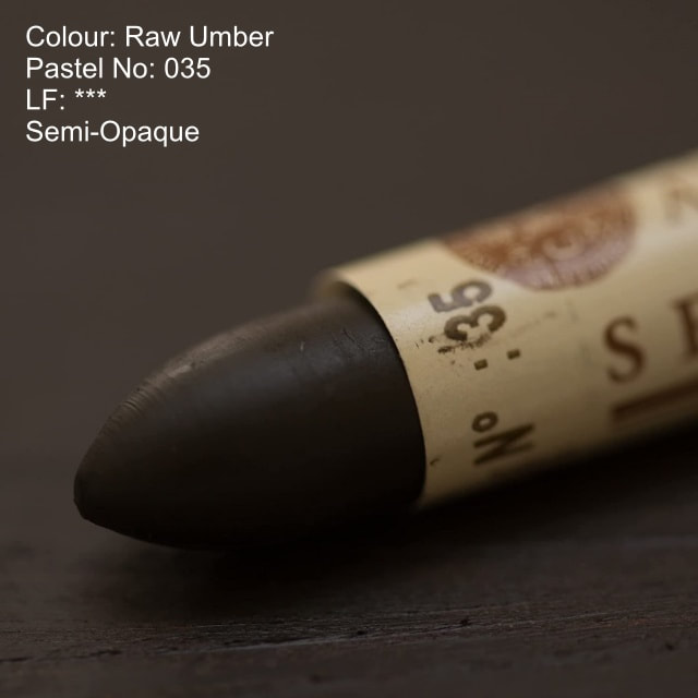 Sennelier oil pastel 035 - Raw Umber